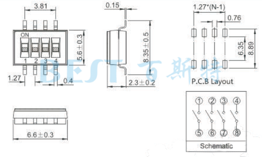 編碼開關(guān)HDS40X參考圖紙 編碼開關(guān)HDS40X參考圖紙
